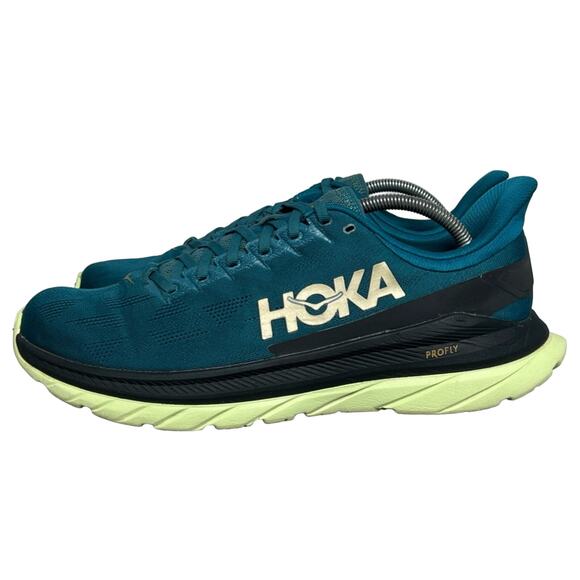 Size 11 D - Hoka One One Mach 4 Blue 1113528-BCBLC Men’s Running Shoes EXCELLENT - Picture 3 of 10